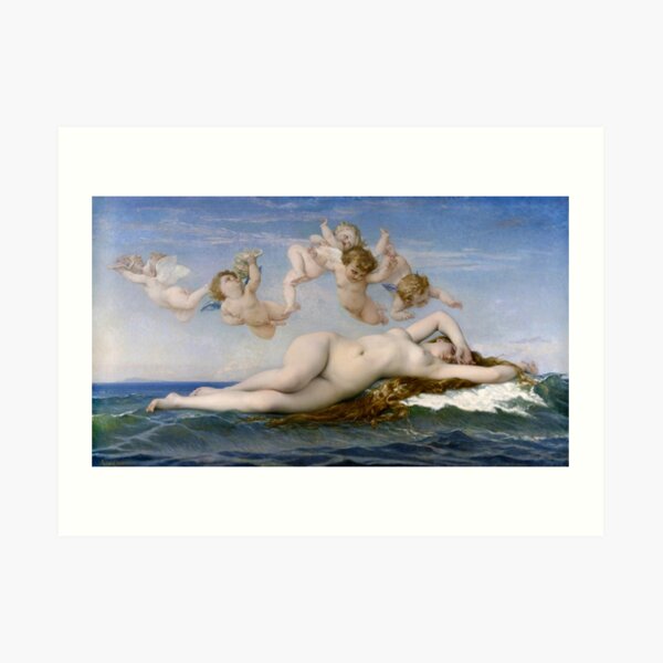 Alexandre Cabanel - The Birth of Venus - 1800s Art Print
