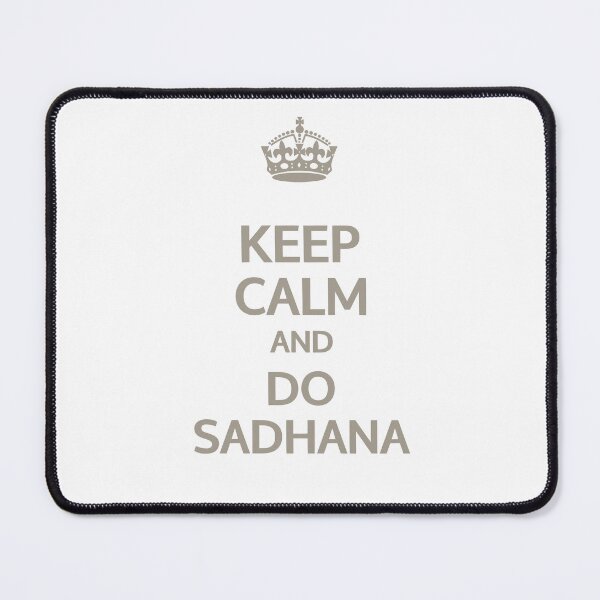 Item preview, Keep Calm and Do Sadhana - Kundalini Yoga Design (Khaki) designed and sold by Cooldalini - Kundalini Yogi Wear & Accessories.