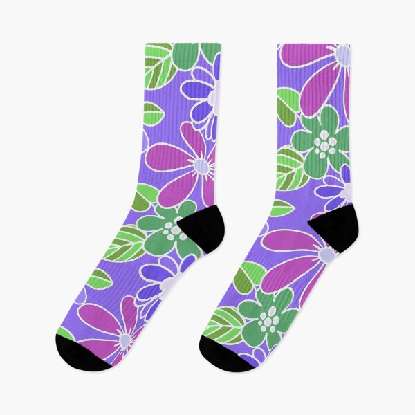 Item preview, Retro Lilac And Pink Floral Pattern With Leaves designed and sold by DEC02.