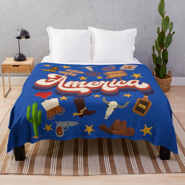 Item preview, Retro Wild West America Illustration designed and sold by mayadesignshop.