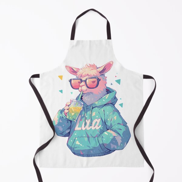 Item preview, Cool Llama with Boba Iced Tea designed and sold by WoollenLlama.