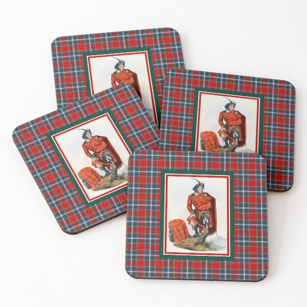 Item preview, Clan Drummond Vintage Portrait Tartan Border designed and sold by plaidwerx.