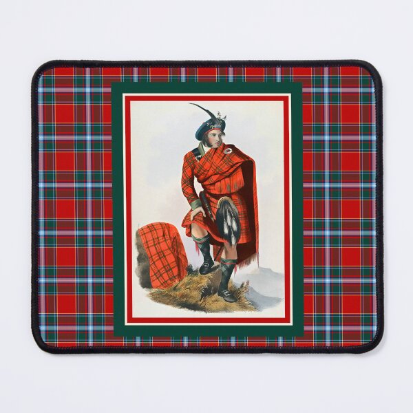 Item preview, Clan Drummond Vintage Portrait Tartan Border designed and sold by plaidwerx.