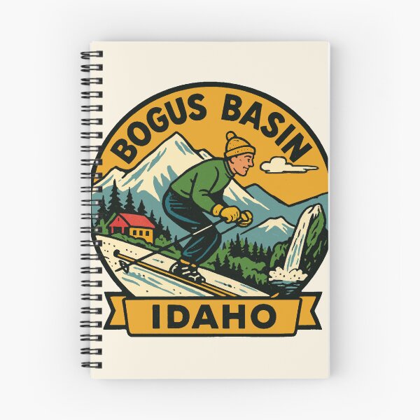 Item preview, Bogus Basin Idaho Vintage Ski Travel Decal designed and sold by Decal Mania.