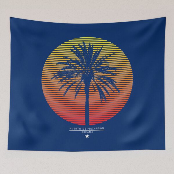 Item preview, Sunset Palm Tree - Puerto de Mazarron designed and sold by mzrn-souvenirs.