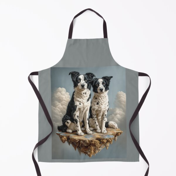 Item preview, Surreal Border Collies in the Clouds – Fantasy Dog Artwork designed and sold by Gino By Design.