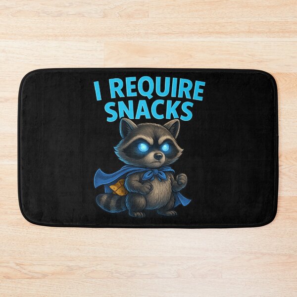 Item preview, I Require Snacks Raccoon designed and sold by I AM BRO.