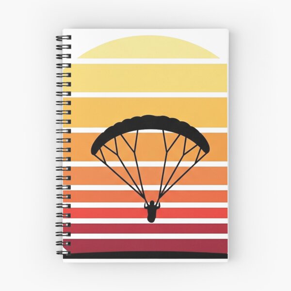Item preview, Parapente hacia el atardecer: una silueta de libertad y vuelo designed and sold by Cloud-Riders.
