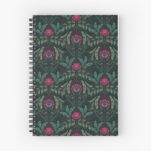 Item preview, Macabre Gothic Halloween Floral Monster Hand Drawn Repeating Pattern designed and sold by permare.