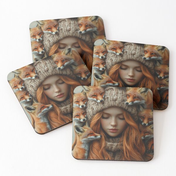 Item preview, Her spirit runs with foxes. designed and sold by Gino By Design.