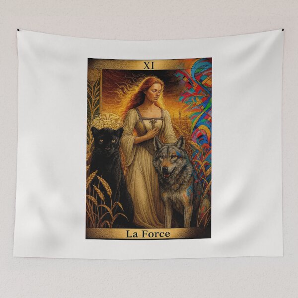 Item preview, The Tarot Deck La force A força Wheat fields #3 designed and sold by Helios Be. Lavsh.