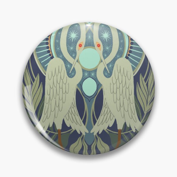 Item preview, Art Deco Bird Hand Drawn Repeat Pattern designed and sold by permare.