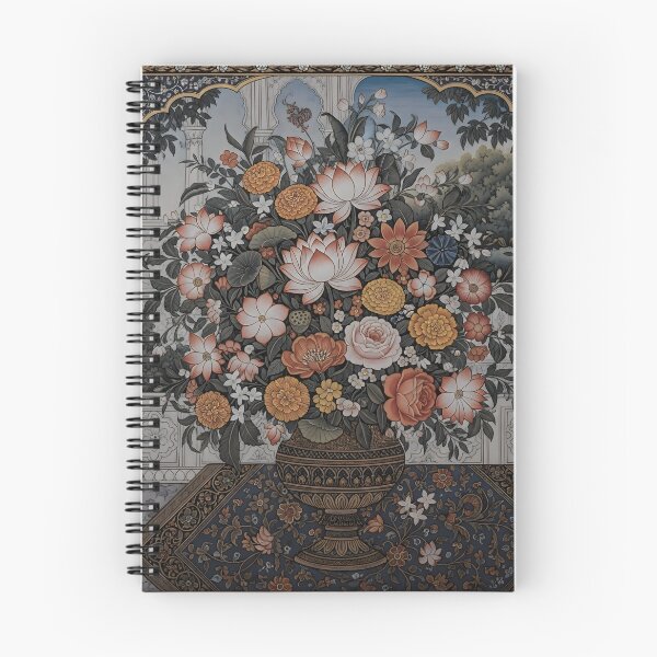 Item preview, Traditional Guler School Art Inspired by Himachal Pradesh with Floral Motifs designed and sold by Haus Of K.
