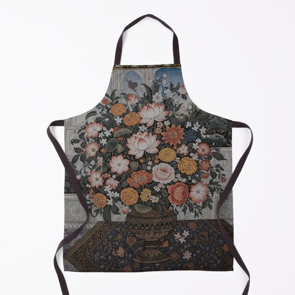 Item preview, Traditional Guler School Art Inspired by Himachal Pradesh with Floral Motifs designed and sold by Haus Of K.