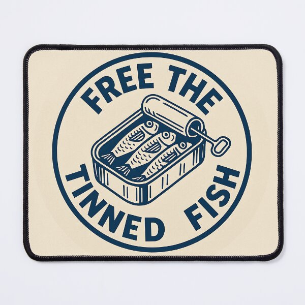 Item preview, Free The Tinned Fish Logo Design designed and sold by OpenTheTin.