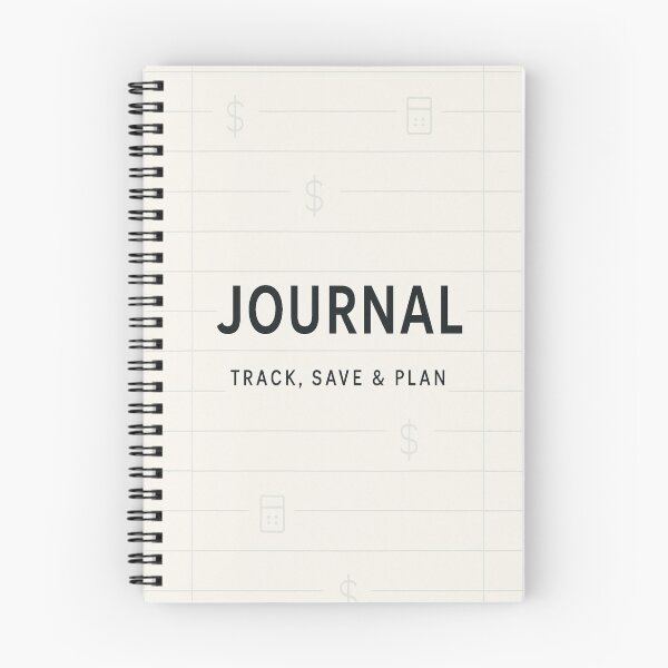 Item preview, Minimalist Financial Journal Cover designed and sold by kfxforex.