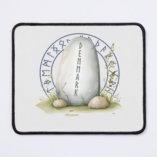 Item preview, Denmark Viking rune stone nordic roots Danish heritage designed and sold by Lady-Frost.