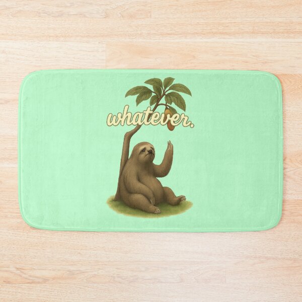 Item preview, Sloth Whatever Funny Resigned Illustration designed and sold by Tender Flower Clothing.
