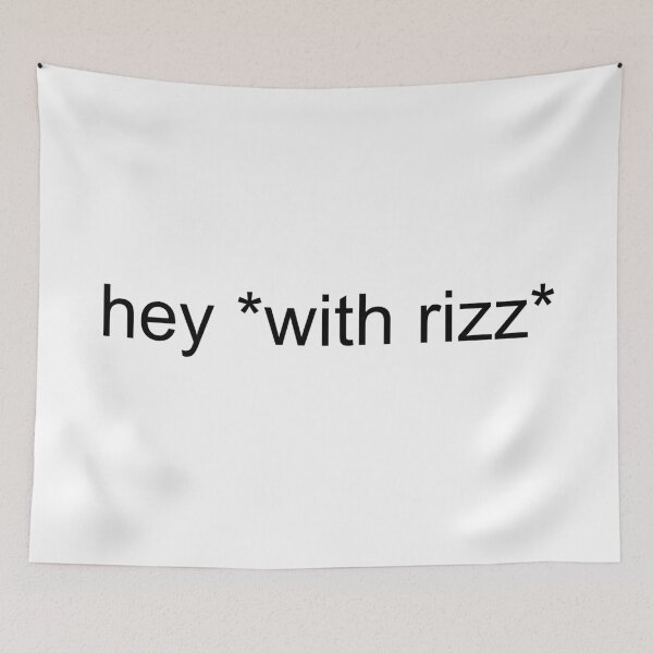 Artikelvorschau, hey *mit Rizz* entworfen und verkauft von kjanedesigns.