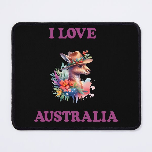 Item preview, I Love Australia Tee – Australian Patriot Design designed and sold by Maggiepeshop.