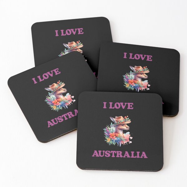 Item preview, I Love Australia Tee – Australian Patriot Design designed and sold by Maggiepeshop.