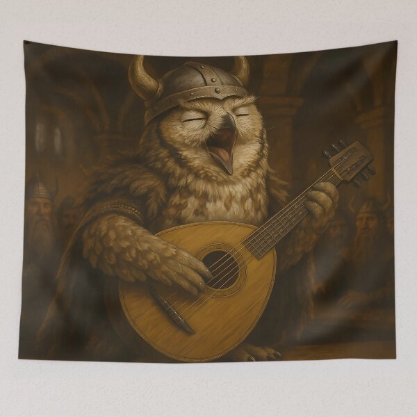 Item preview, Owl Skald Saga designed and sold by NorseDrip.