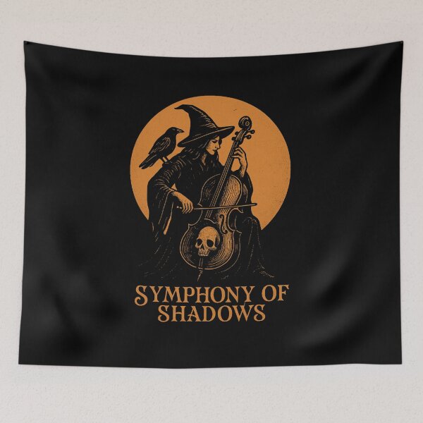 Item preview, Symphony of Shadows – Halloween Cello Witch designed and sold by Meandmyshop.