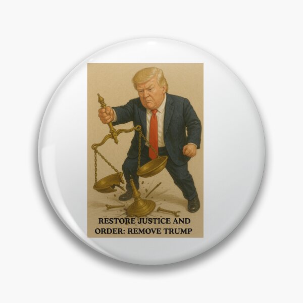 Item preview, Broken Scales of Justice: Remove Trump designed and sold by StickrIt2TheMan.