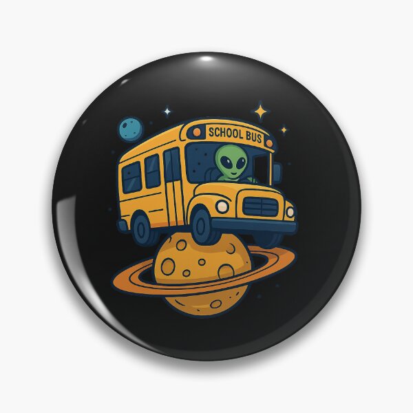 Item preview, Alien School Bus designed and sold by HEERMANArt.