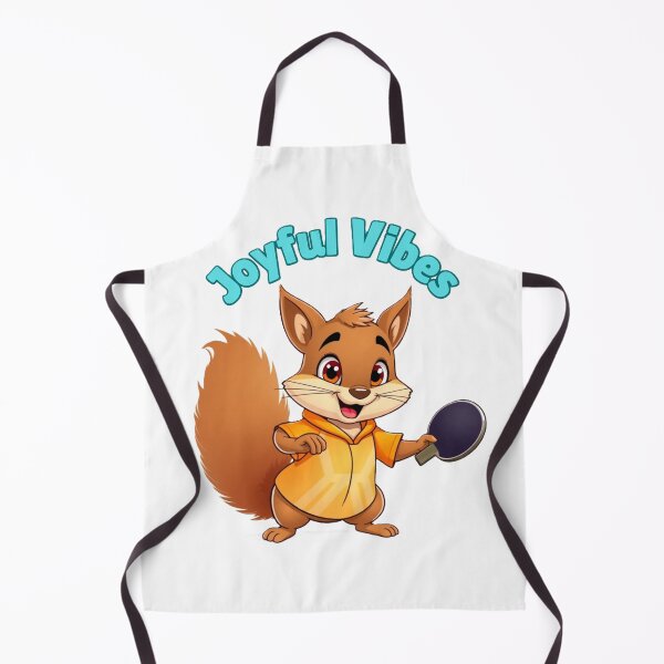 Item preview, Joyful Vibes Squirrel Cartoon designed and sold by Printeca.