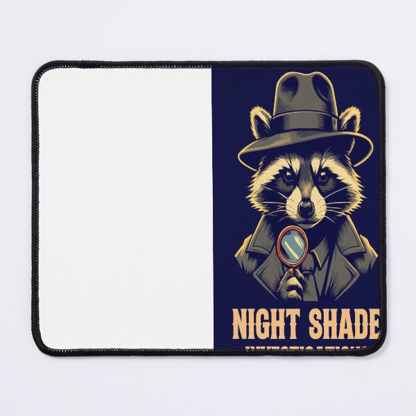 Item preview, Night Shade Raccoon Detective Design designed and sold by kfxforex.