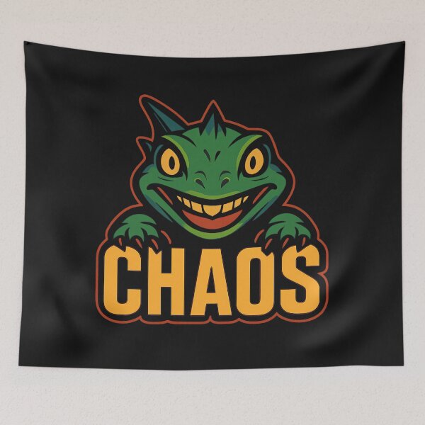 Item preview, Chaos Lizard Retro Design designed and sold by AwesomeBeyondLimits.