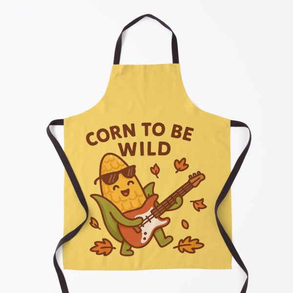 Item preview, Corn to Be Wild – Rockin’ Autumn Corn Cob Illustration designed and sold by BloomKind.