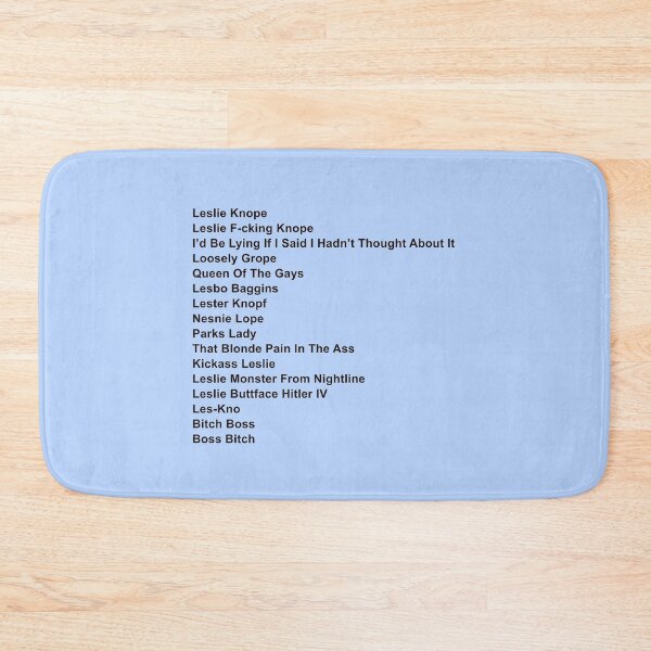 Item preview, Leslie Knope Aliases – Parks and Recreation Funny Quote Design designed and sold by from here 2 mars.