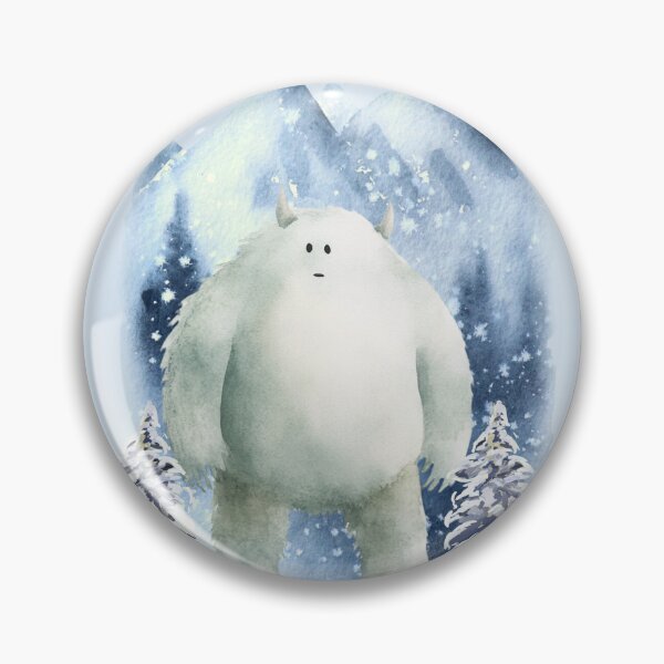 Item preview, Yeti abominable snowman cute watercolour bigfoot kids designed and sold by Lady-Frost.