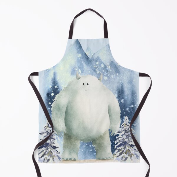 Item preview, Yeti abominable snowman cute watercolour bigfoot kids designed and sold by Lady-Frost.