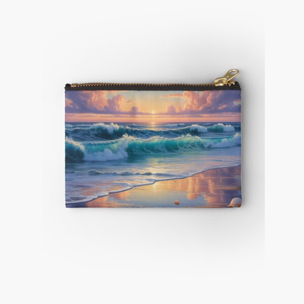 Item preview, Lifestyle Hub: Golden Sunset Ocean Waves - Calming Seascape designed and sold by M&M Lifestyle Hub.