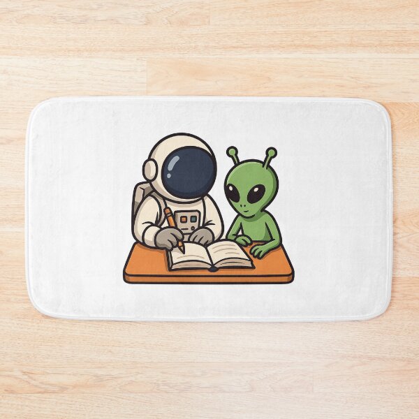Item preview, Alien & Astronaut Study Buddies designed and sold by HEERMANArt.