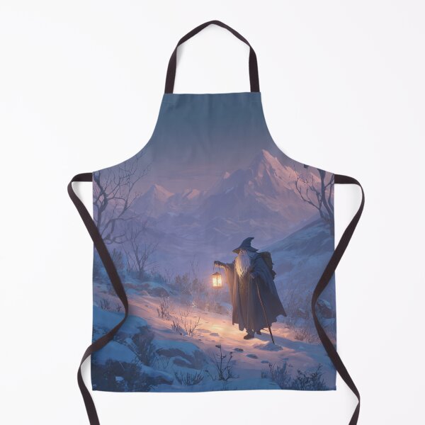 Item preview, Wandering Wizard With Lantern in Snow designed and sold by Rtymer.