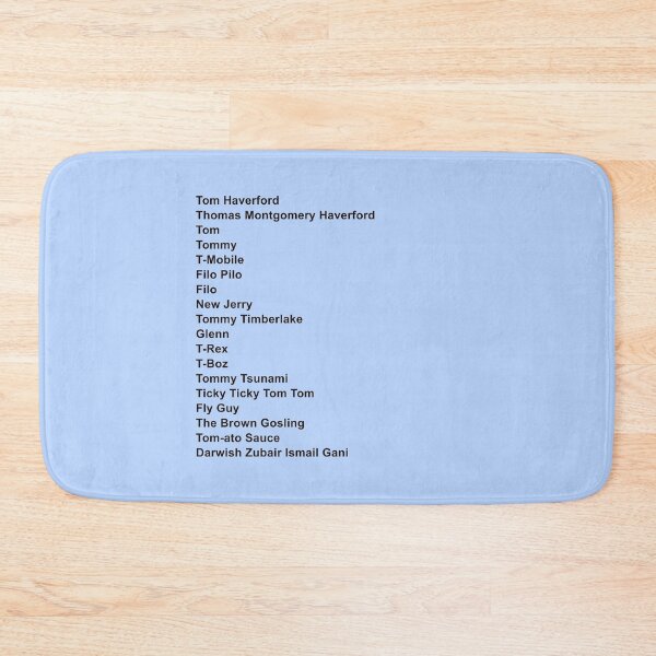 Item preview, Tom Haverford Aliases – Parks and Recreation Funny Quote Design designed and sold by from here 2 mars.