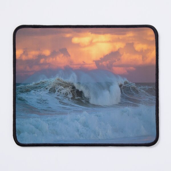 Item preview, Lifestyle Hub: Golden Sunset Ocean Waves - Calming Seascape designed and sold by M&M Lifestyle Hub.
