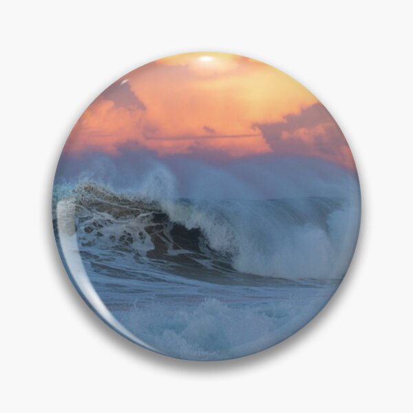 Item preview, Lifestyle Hub: Golden Sunset Ocean Waves - Calming Seascape designed and sold by M&M Lifestyle Hub.