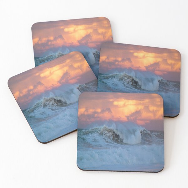 Item preview, Lifestyle Hub: Golden Sunset Ocean Waves - Calming Seascape designed and sold by M&M Lifestyle Hub.