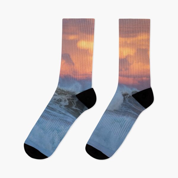 Item preview, Lifestyle Hub: Golden Sunset Ocean Waves - Calming Seascape designed and sold by M&M Lifestyle Hub.
