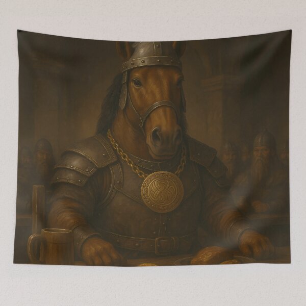 Item preview, The Jarl Horse designed and sold by NorseDrip.