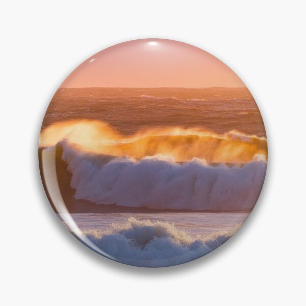 Item preview, Lifestyle Hub: Golden Sunset Ocean Waves - Calming Seascape designed and sold by M&M Lifestyle Hub.