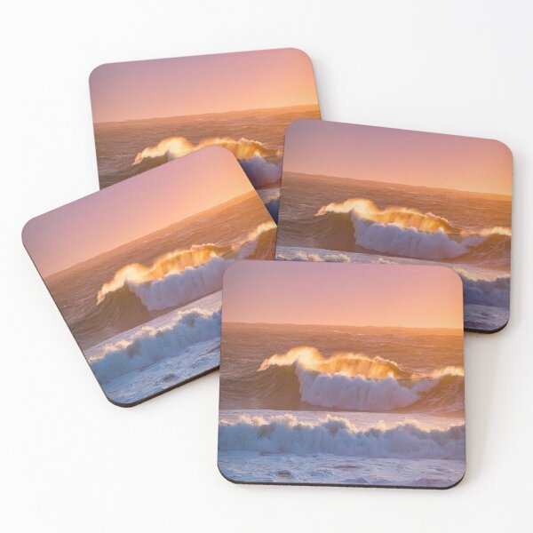 Item preview, Lifestyle Hub: Golden Sunset Ocean Waves - Calming Seascape designed and sold by M&M Lifestyle Hub.
