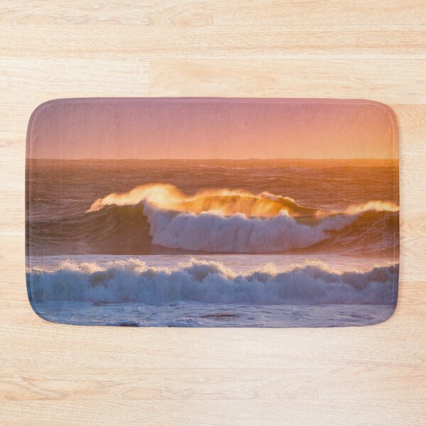 Item preview, Lifestyle Hub: Golden Sunset Ocean Waves - Calming Seascape designed and sold by M&M Lifestyle Hub.