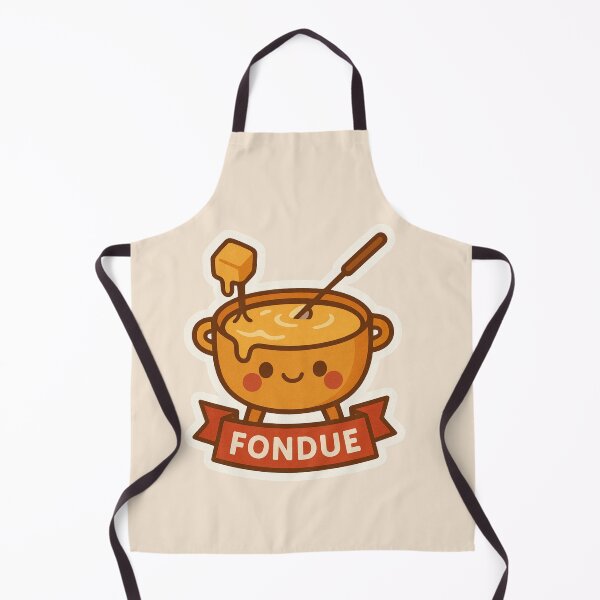 Item preview, Fondue Friend – Cute Swiss Cheese Pot Sticker designed and sold by Nathan28ings.