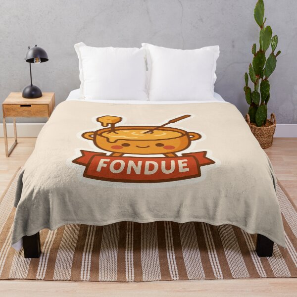 Item preview, Fondue Friend – Cute Swiss Cheese Pot Sticker designed and sold by Nathan28ings.
